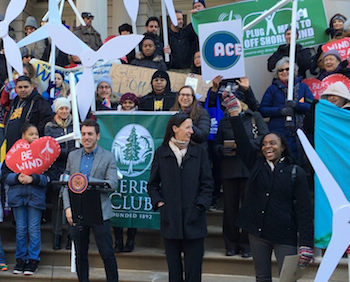 NYC Fellows pressure Mayor and Governor to shift to renewable energy 3