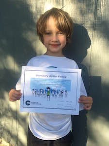 Henry the Emotional Environmentalist named Honorary Action Fellow 3