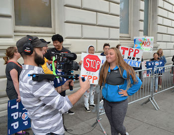 Bay Area Fellows Rock Against the TPP 2