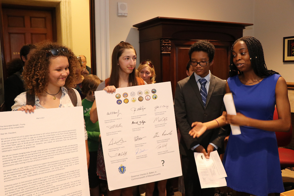 Youth Pressure MA Governor to Speak Up for Climate Action 2