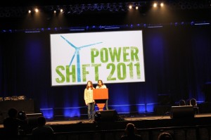 Rockin' the main stage at PowerShift!