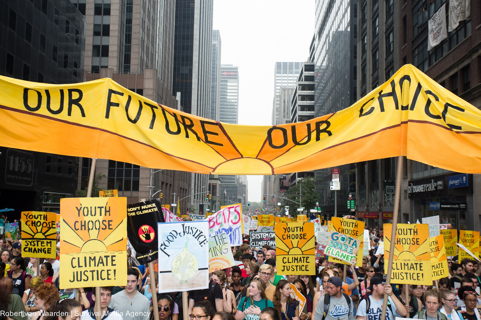 Press Release Young People and Adults Strike for Climate Justice in