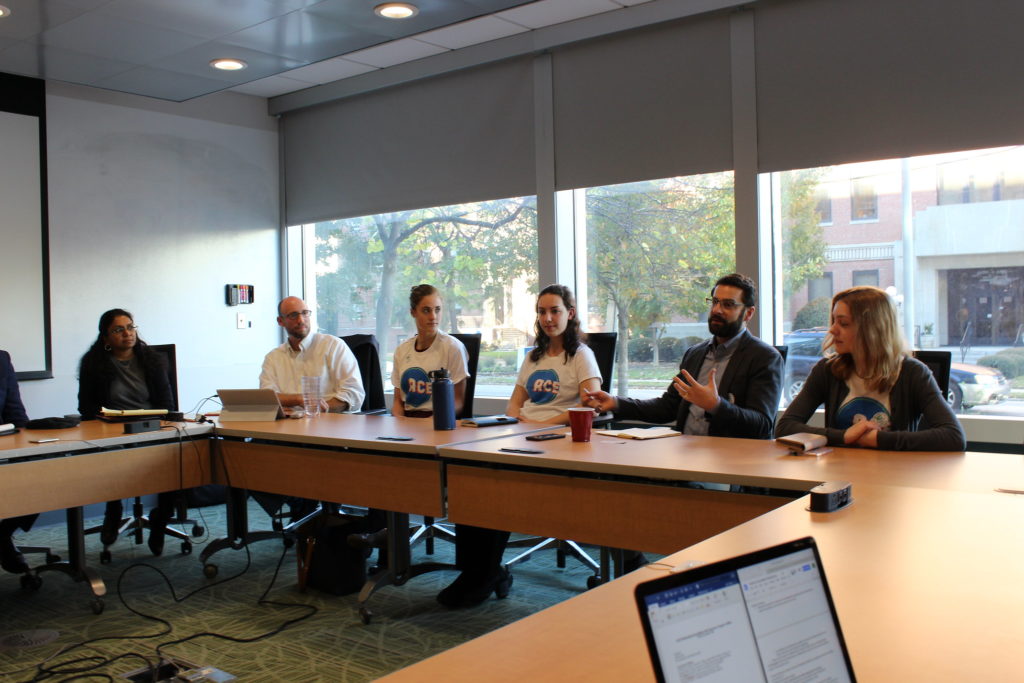 ACE Fellow and ACE Executive Director, Matt Lappé meet with Governor Roy Cooper's Office staff and officials from the NC DEQ in Raleigh, NC.