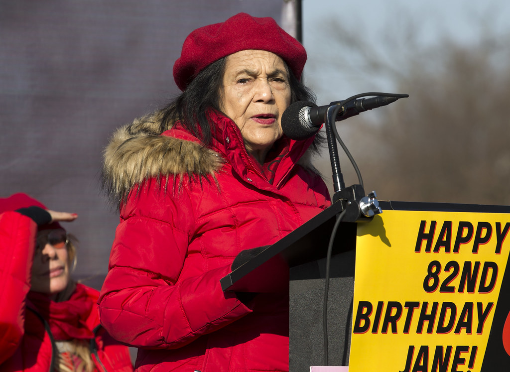 Image of Dolores Huerta a historical BIPOC (Black, Indigenous, People of Color) environmental leaders